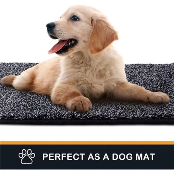 Indoor Door Mat 31.5" x 47", Non-Slip Machine Washable Entrance Rug - Picture 3 of 6